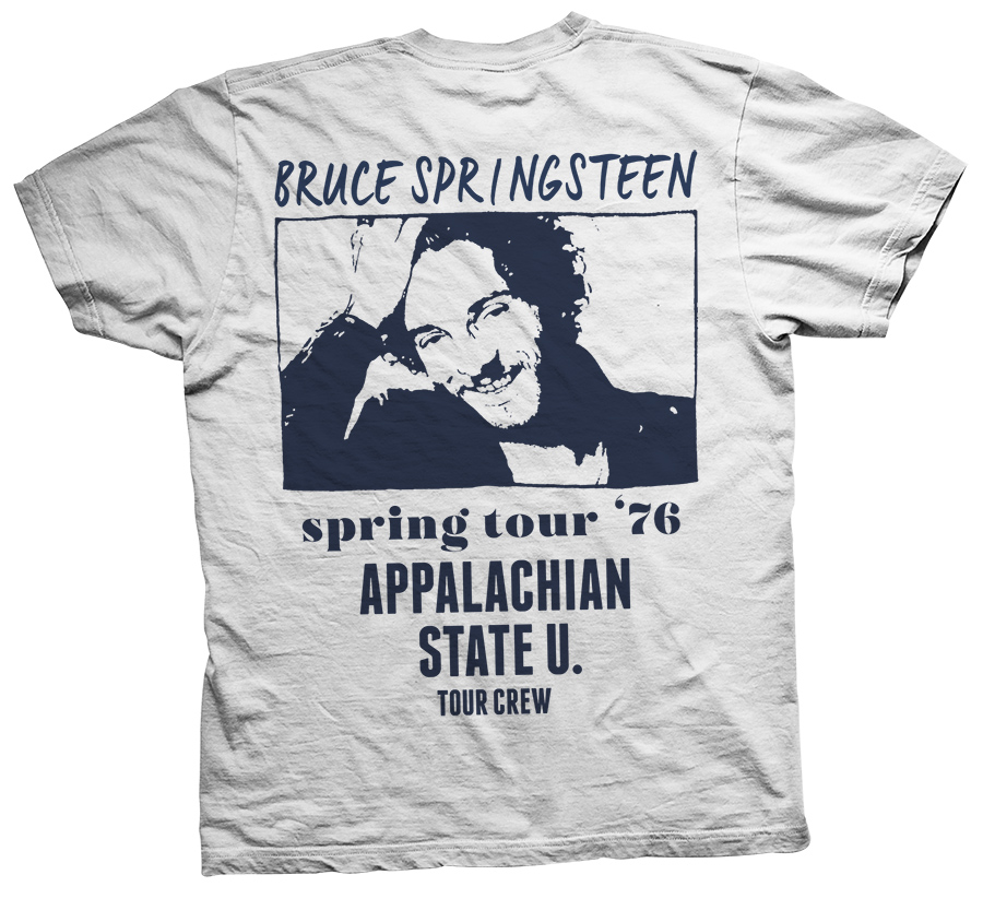 Rare Bruce Springsteen 1976 Tour T Shirt Rare Rock N Roll Tour T Shirts