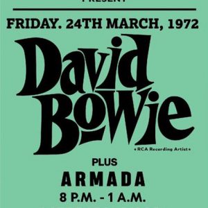 david bowie concert poster