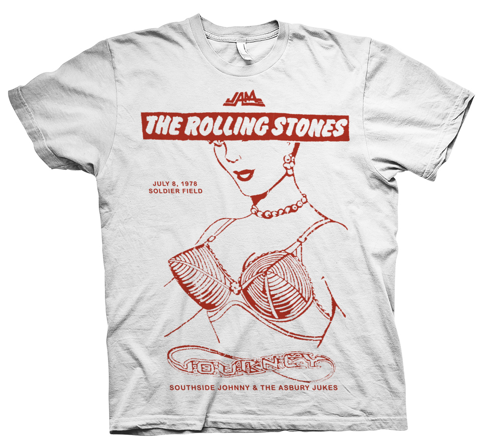 Rolling Stones Rare 1978 US Tour T Shirt - Rare Rock N Roll Tour T
